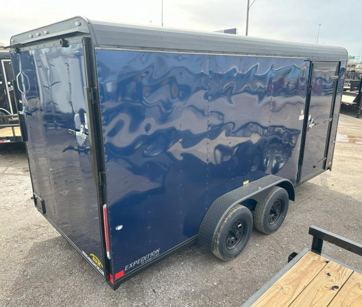 New 2025 Cargo Craft 7' x 16' x 7' Expedition Extreme Ramp Indigo Blue Cargo / Enclosed Trailer