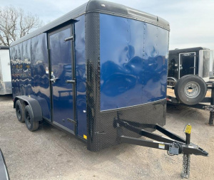 New 2025 Cargo Craft 7' x 16' x 7' Expedition Extreme Ramp Indigo Blue Cargo / Enclosed Trailer