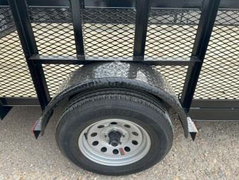 New 2025 Road Boss 83" x 14' Single Axle 2' Mesh sides & 4' gate Utility Trailer