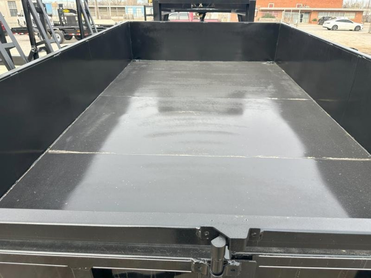 New 2025 Road Boss 102" x 14' Tandem Axle Gooseneck with 2' sides Dump Trailer