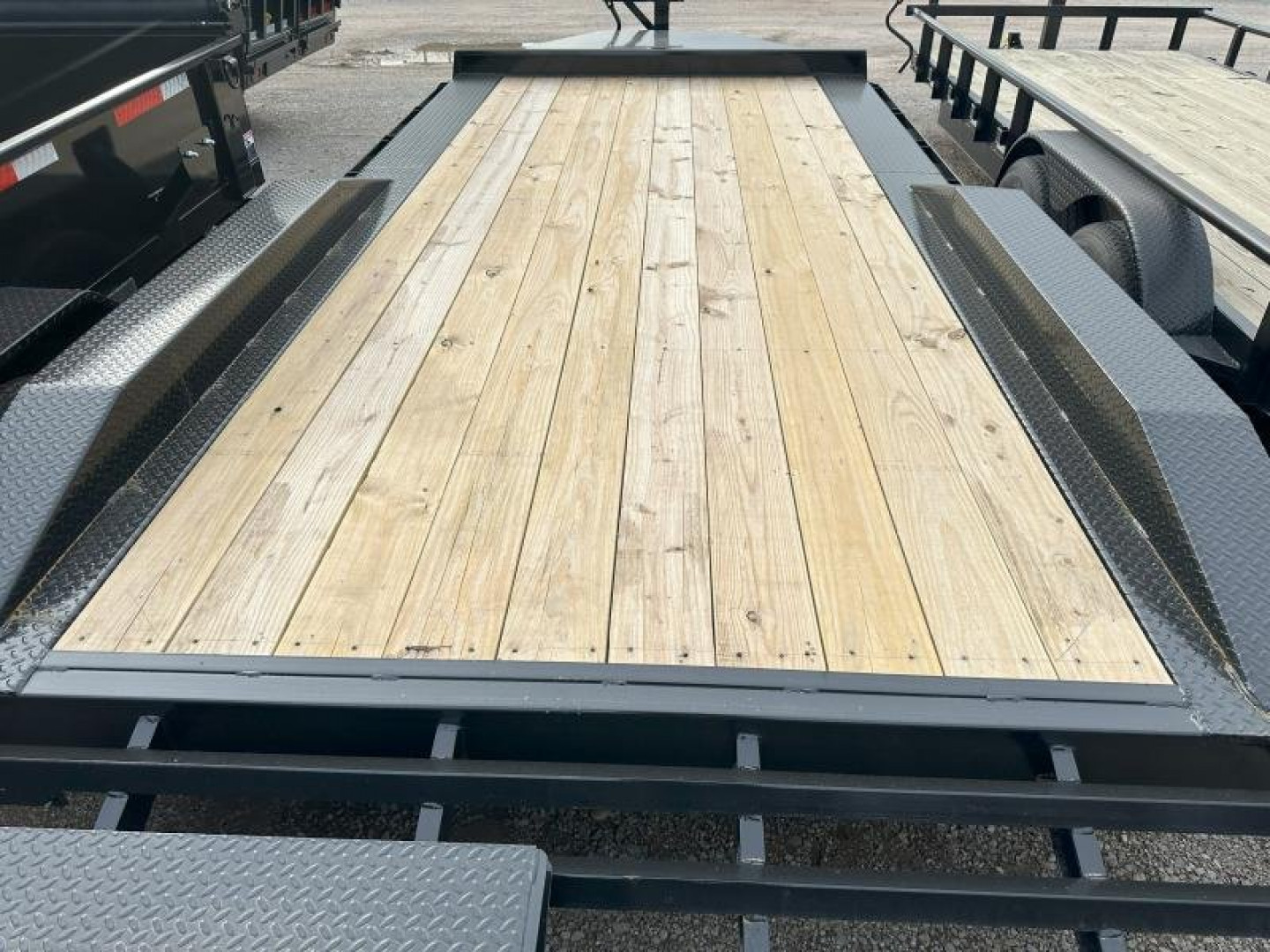 New 2025 East Texas 102x20 Drive over fenders with mini macho dove Equipment Trailer