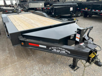New 2025 East Texas 102x20 Drive over fenders with mini macho dove Equipment Trailer