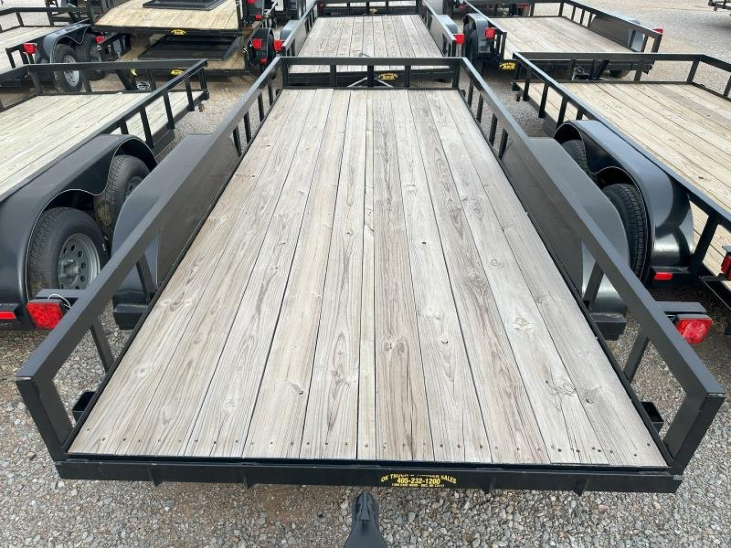 New 2025 Road Boss 77x16 Bumperpull basic Utility Trailer