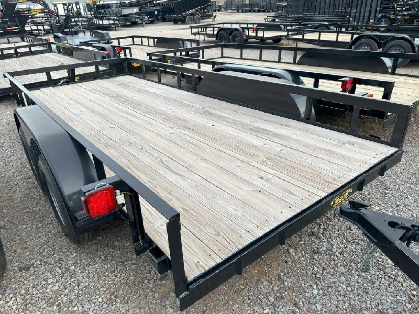 New 2025 Road Boss 77x16 Bumperpull basic Utility Trailer