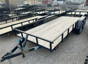 New 2025 Road Boss 77x16 Bumperpull basic Utility Trailer