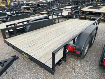 New 2025 Road Boss 77x16 Bumperpull basic Utility Trailer