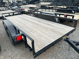 New 2025 Road Boss 77x16 Bumperpull basic Utility Trailer