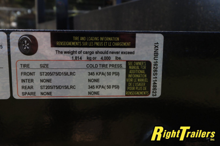 New 2025 6X16 Triple Crown Utility Trailer