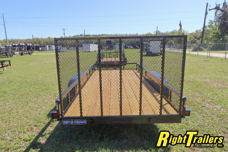 New 2025 6X16 Triple Crown Utility Trailer