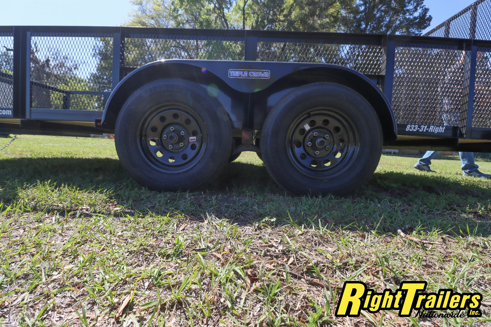 New 2025 6X16 Triple Crown Utility Trailer