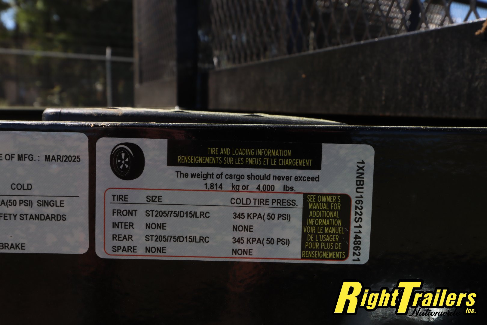 New 2025 6X16 Triple Crown Utility Trailer