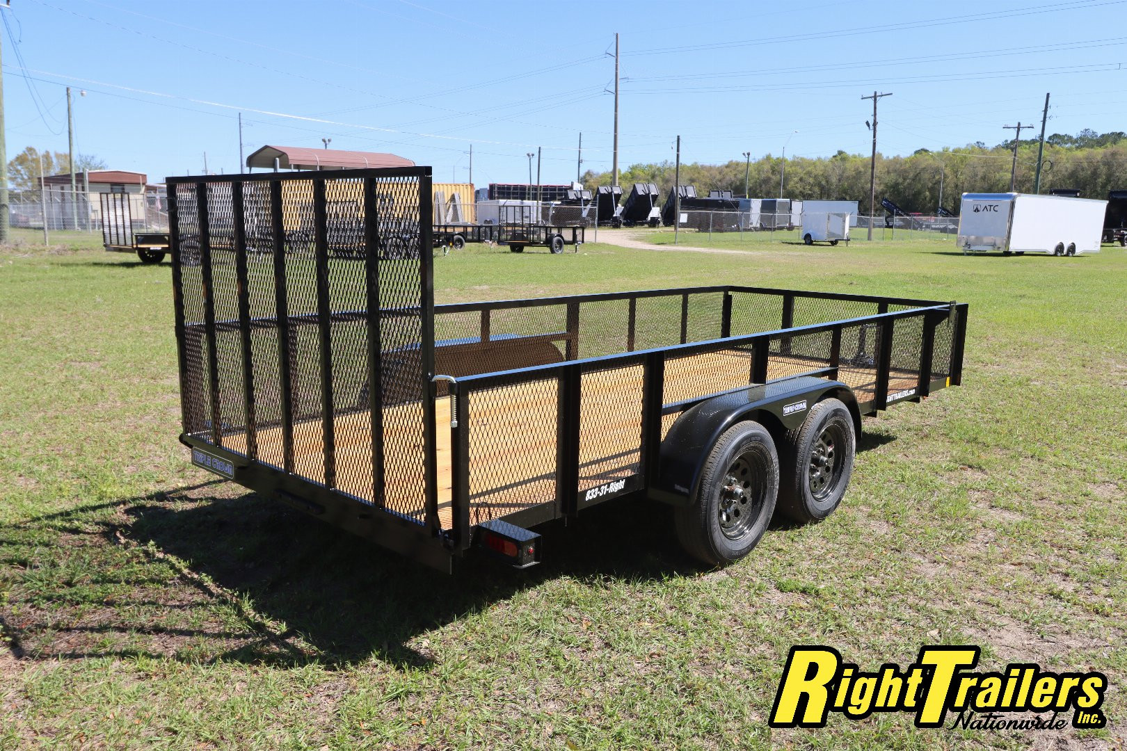 New 2025 6X16 Triple Crown Utility Trailer