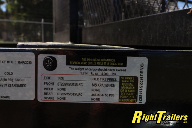 New 2025 6X16 Triple Crown Utility Trailer