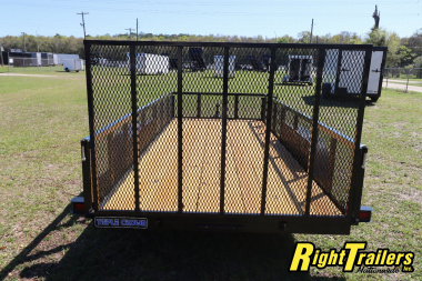 New 2025 6X16 Triple Crown Utility Trailer