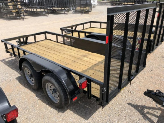 New 2025 Road Boss 5x12 Tandem Axle Utility Trailer