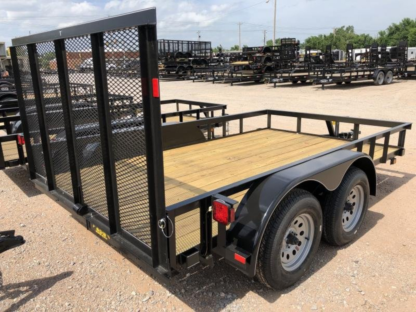 New 2025 Road Boss 83x12 Tandem Axle Utility Trailer