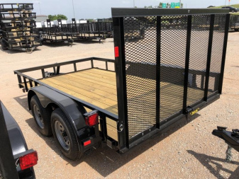 New 2025 Road Boss 83x12 Tandem Axle Utility Trailer