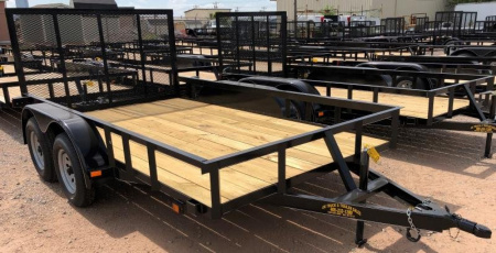 New 2025 Road Boss 83x12 Tandem Axle Utility Trailer