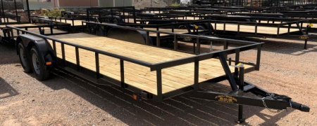 New 2025 Road Boss 83x20 Tandem Axle Utility Trailer
