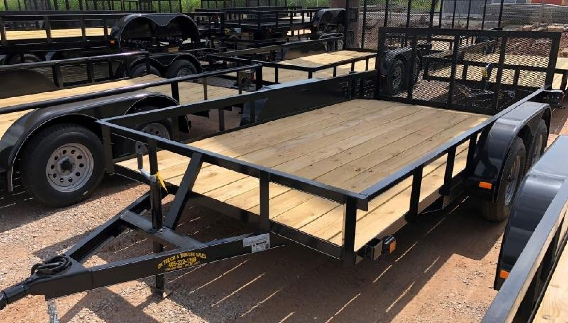 New 2025 Road Boss 83x14 Tandem Axle Utility Trailer