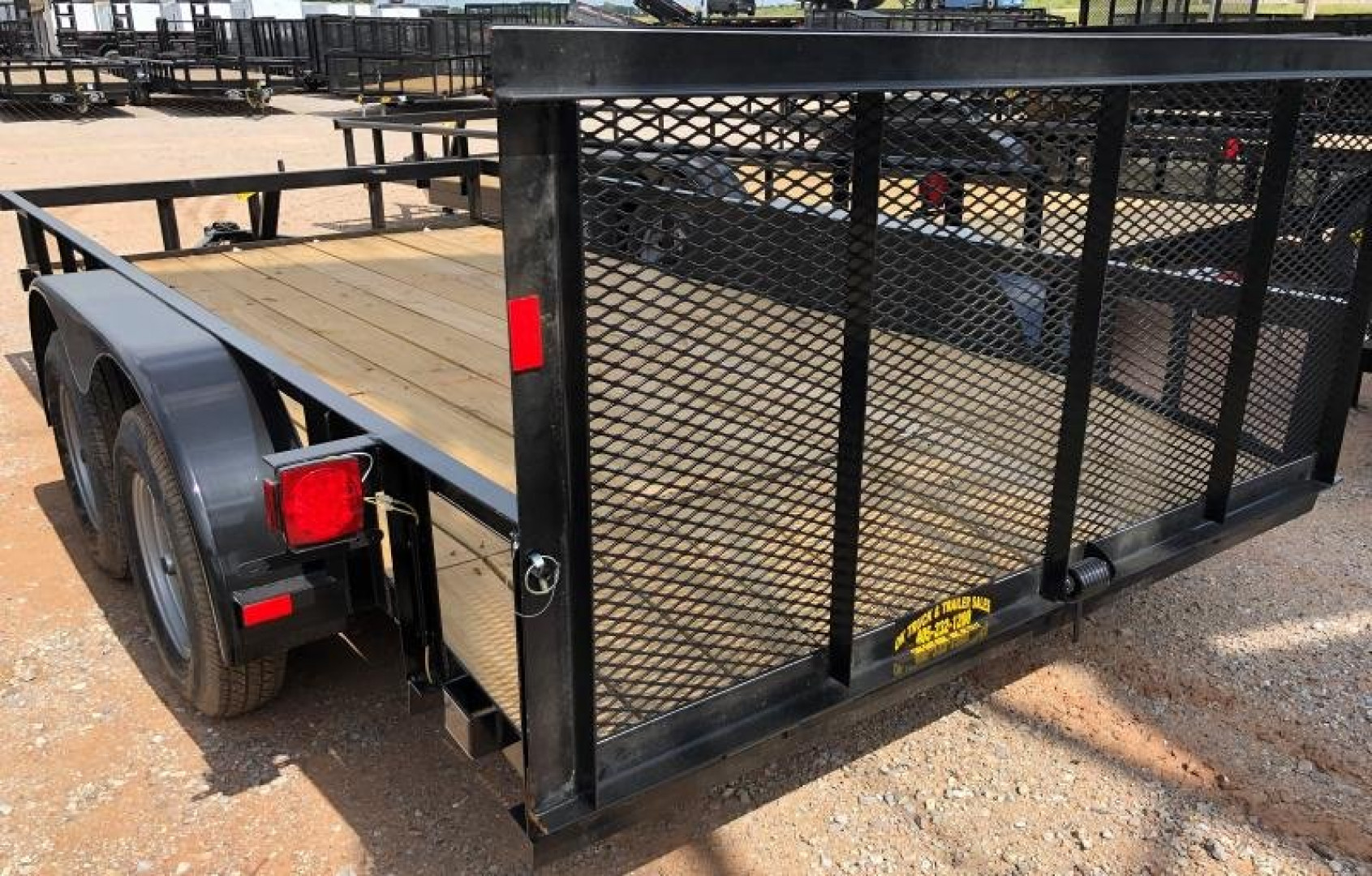 New 2025 Road Boss 83x14 Tandem Axle Utility Trailer