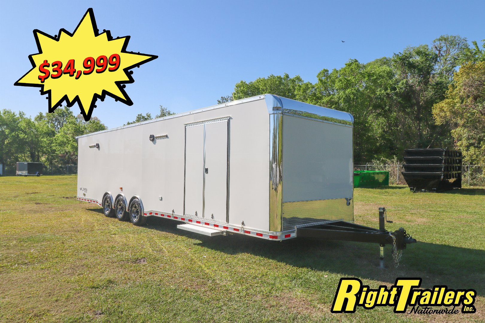 New 2025 8.5X34 RC RACE TRAILER