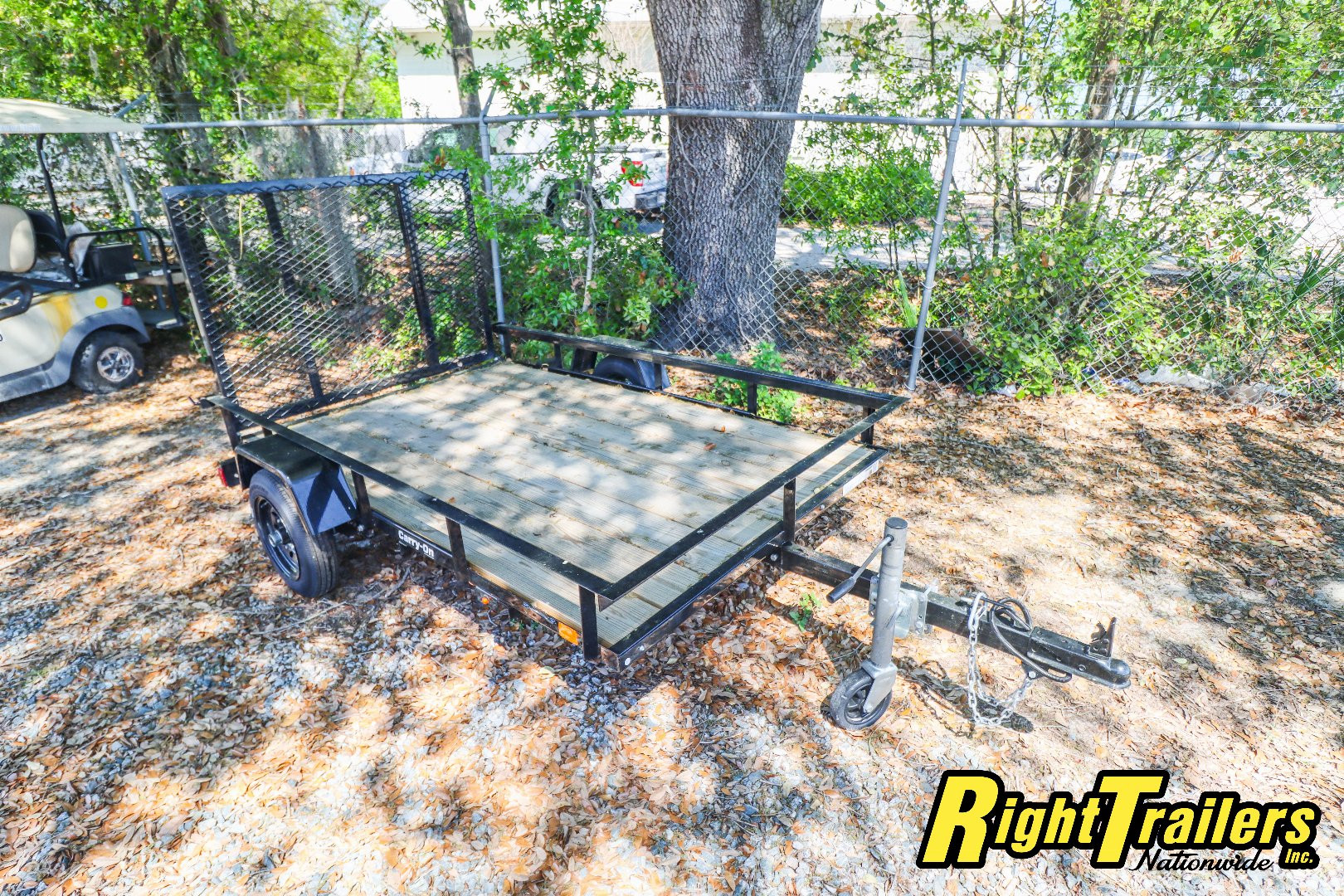 Used 2024 5X8 Carry-On Utility Trailer