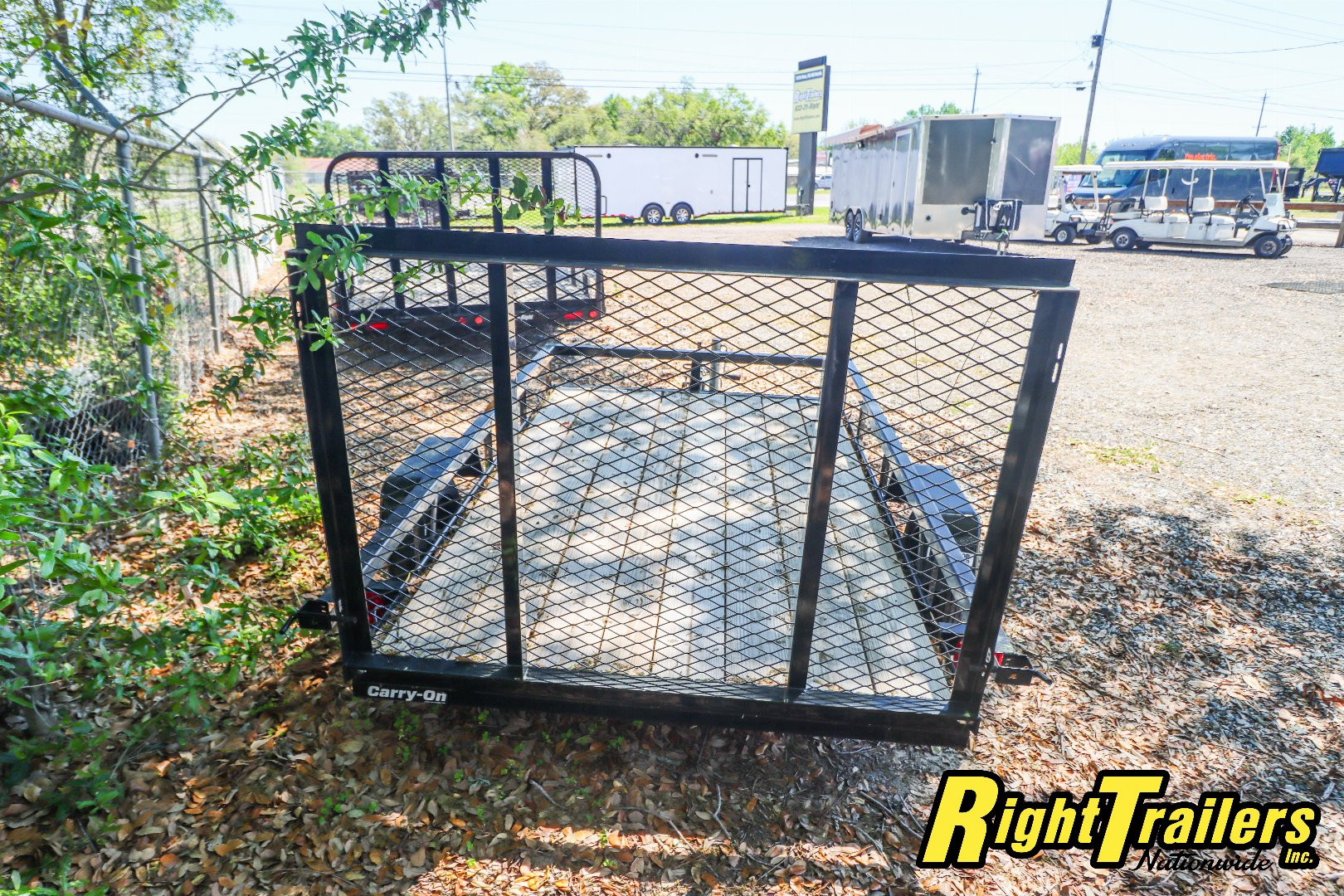 Used 2024 5X8 Carry-On Utility Trailer