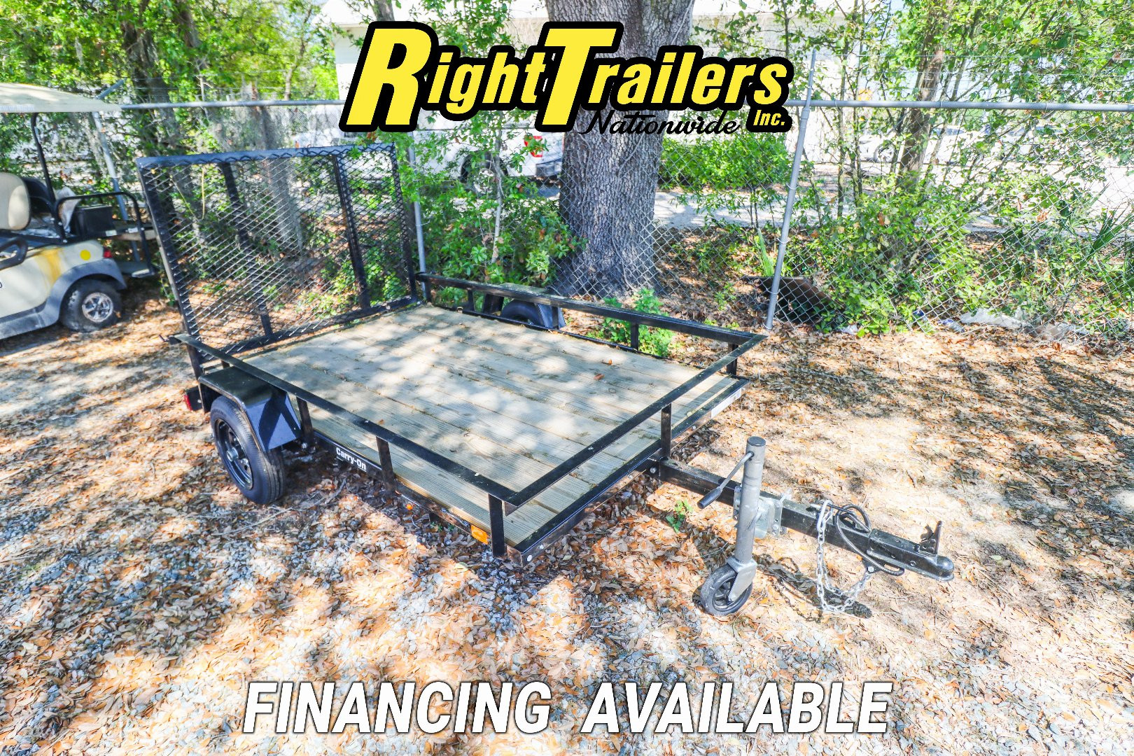 Used 2024 5X8 Carry-On Utility Trailer