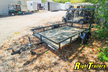 Used 2024 5X8 Carry-On Utility Trailer
