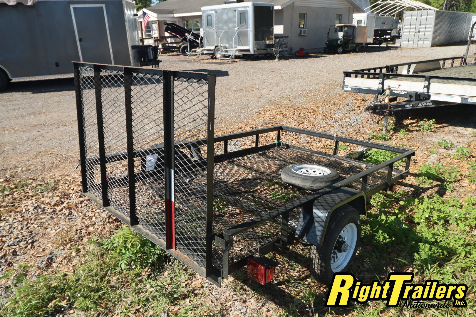 Used 2022 5X8 Carry-On Utility Trailer