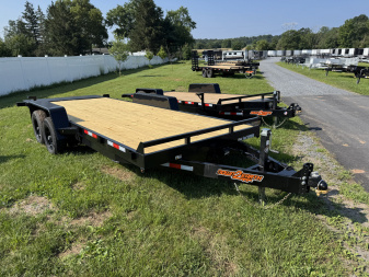 New 2025 Down 2 Earth 20FT 10K Gravity Tilt Wood Deck Car Hauler