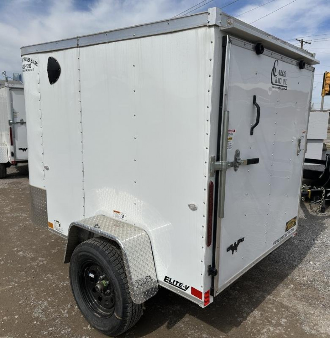 New 2024 Cargo Craft 5x8 Elite V Nose with Ramp Door Cargo / Enclosed Trailer