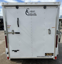 New 2024 Cargo Craft 5x8 Elite V Nose with Ramp Door Cargo / Enclosed Trailer