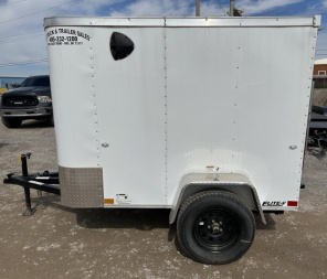 New 2024 Cargo Craft 5x8 Elite V Nose with Ramp Door Cargo / Enclosed Trailer