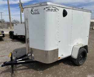 New 2024 Cargo Craft 5x8 Elite V Nose with Ramp Door Cargo / Enclosed Trailer