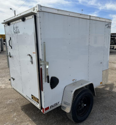 New 2024 Cargo Craft 5x8 Elite V Nose with Ramp Door Cargo / Enclosed Trailer