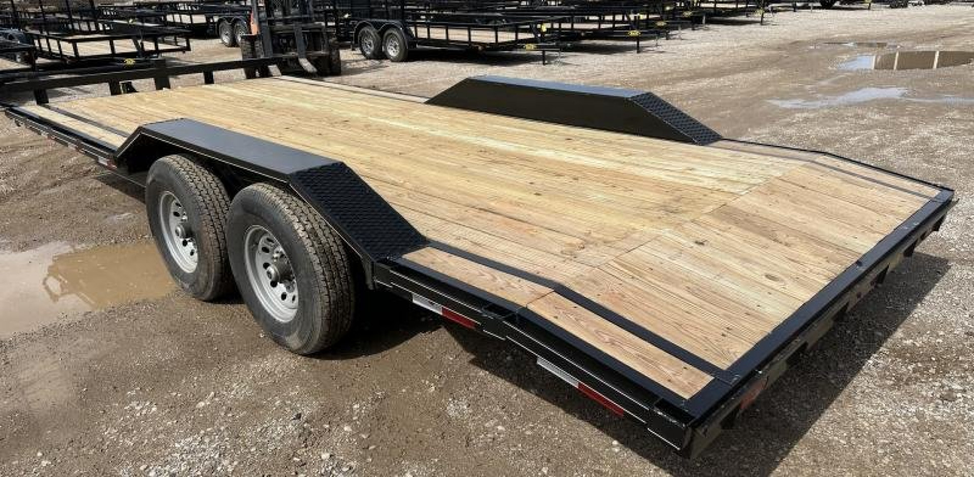New 2025 Road Boss 102" Wide x 20' Heavy Duty Car Hauler with Drive over Fenders Car Hauler