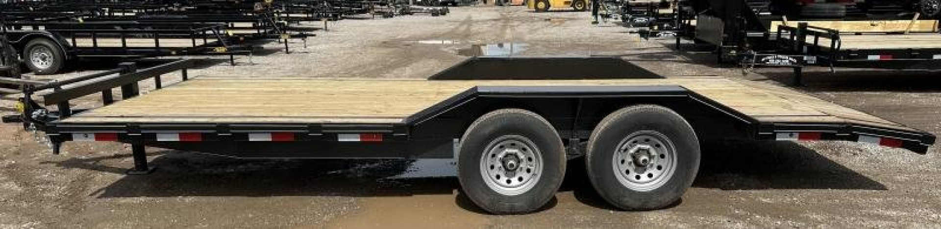 New 2025 Road Boss 102" Wide x 20' Heavy Duty Car Hauler with Drive over Fenders Car Hauler