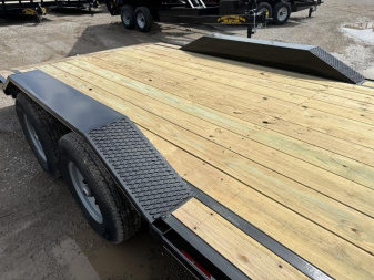 New 2025 Road Boss 102" Wide x 20' Heavy Duty Car Hauler with Drive over Fenders Car Hauler