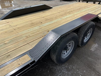 New 2025 Road Boss 102" Wide x 20' Heavy Duty Car Hauler with Drive over Fenders Car Hauler