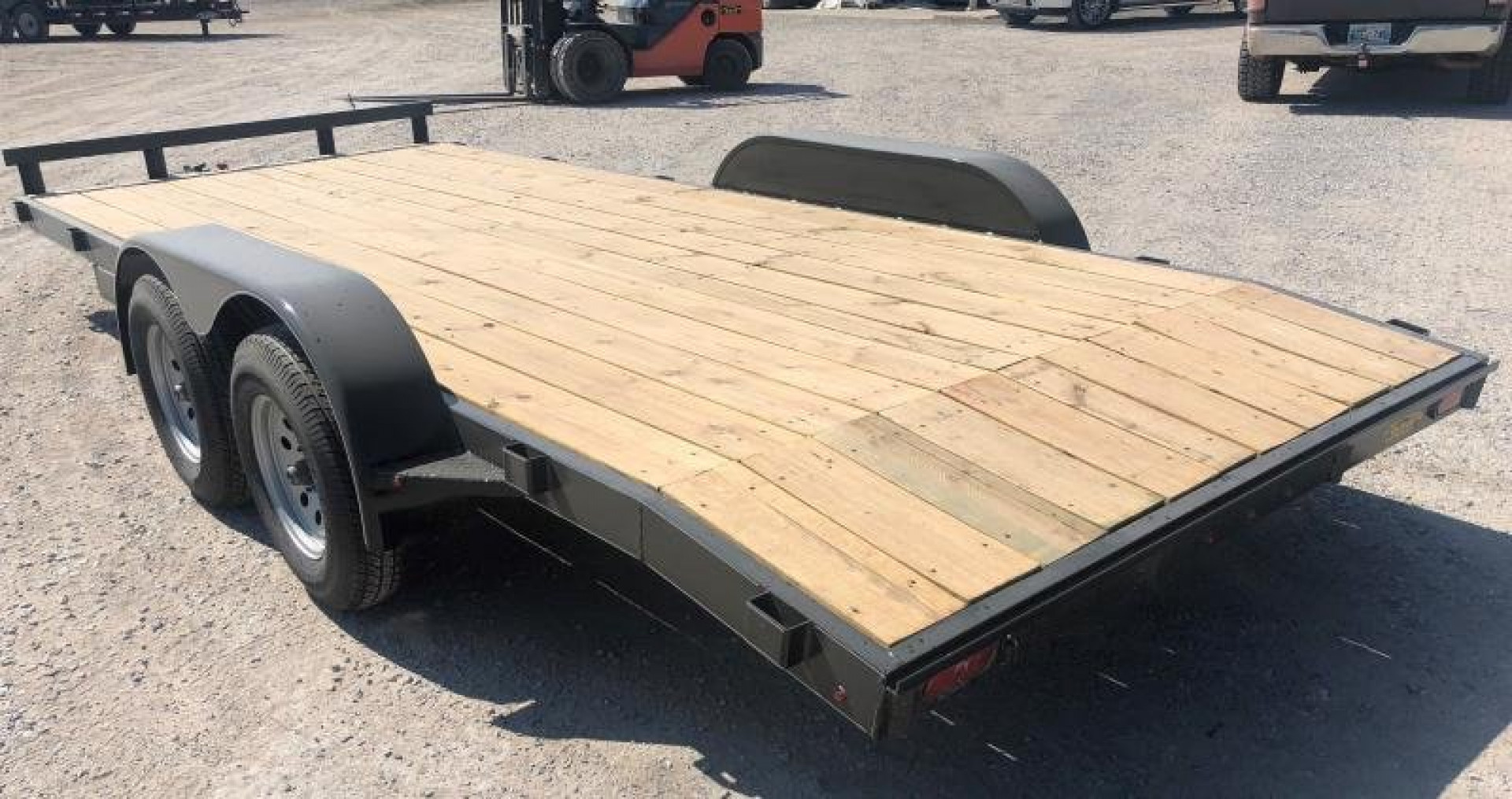 New 2024 Road Boss 83"x18' 3500# Wood Floor Car Hauler