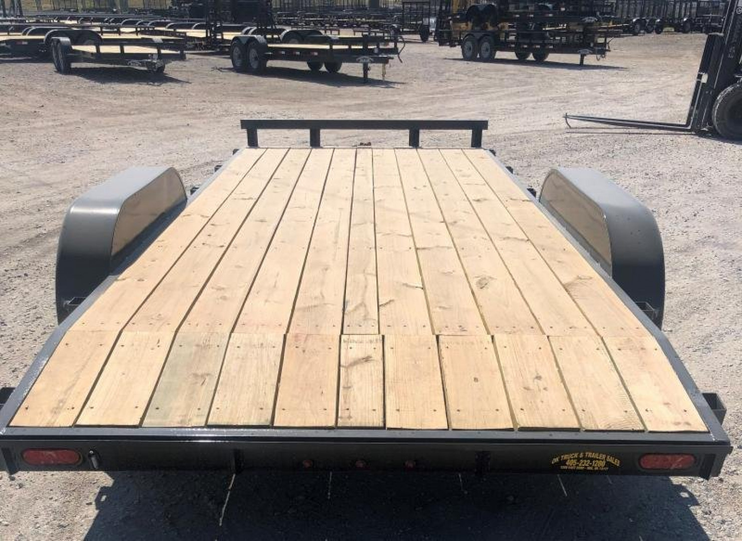 New 2024 Road Boss 83"x18' 3500# Wood Floor Car Hauler