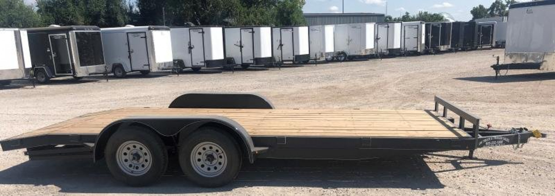 New 2024 Road Boss 83"x18' 3500# Wood Floor Car Hauler