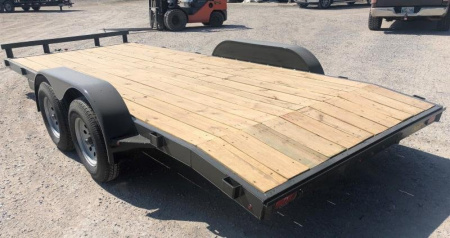 New 2024 Road Boss 83"x18' 3500# Wood Floor Car Hauler