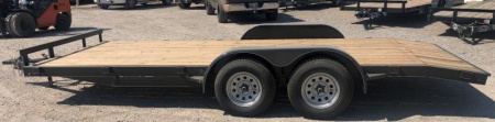 New 2024 Road Boss 83"x18' 3500# Wood Floor Car Hauler