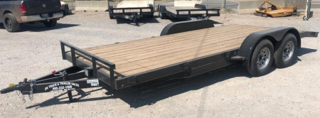 New 2024 Road Boss 83"x18' 3500# Wood Floor Car Hauler