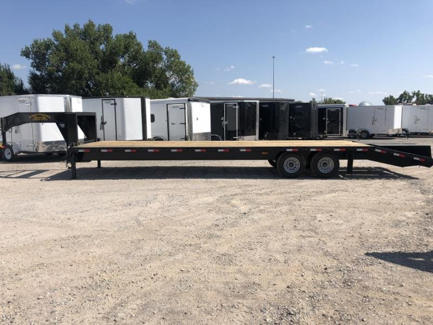 New 2025 Road Boss 25' Tandem Axle Gooseneck Equipment Trailer