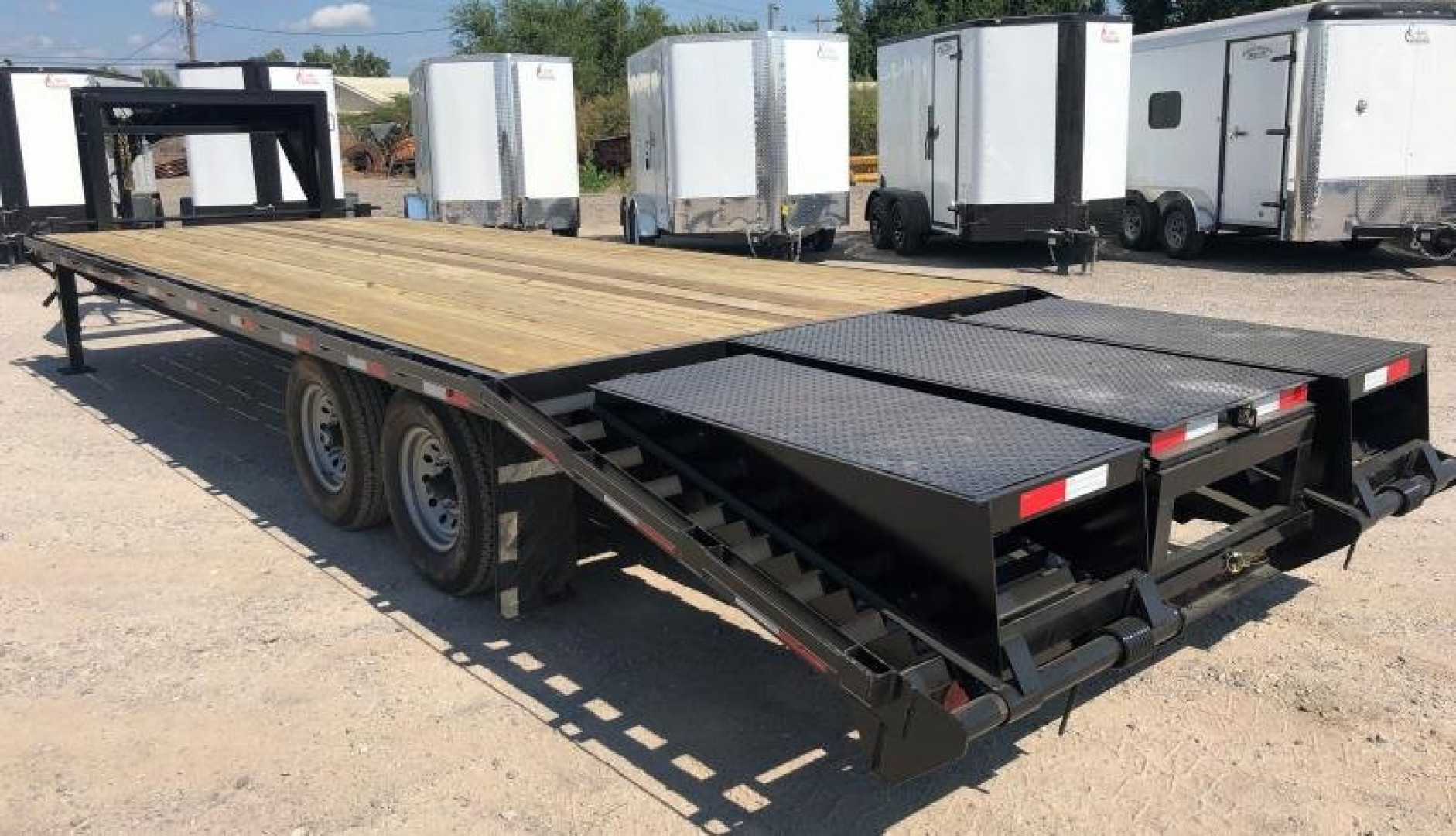 New 2025 Road Boss 25' Tandem Axle Gooseneck Equipment Trailer