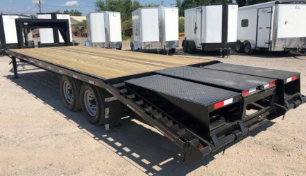 New 2025 Road Boss 25' Tandem Axle Gooseneck Equipment Trailer